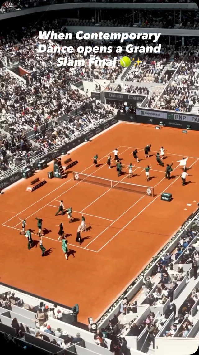 When the worlds of sport and dance come together, something special happens. 🎾✨

Before the men’s final at Roland Garros, a contemporary dance performance transformed the court into a stage and reminded everyone that movement is a universal language.

This is why we love dance. ❤️

#RolandGarros #ContemporaryDance #DanceInspiration #ArtInMotion #MoveAndDanceCenter